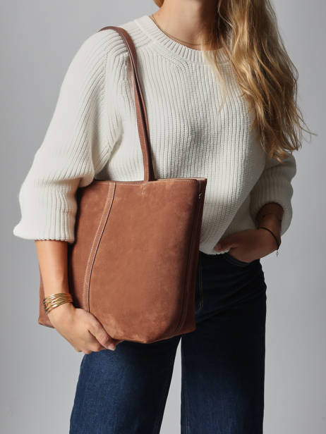 Shoulder Bag Cabas Leather Vanessa bruno Brown cabas 29V40874 other view 1