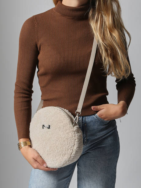 Leather Dora Winter Crossbody Bag Nathan baume Beige nathan S other view 1