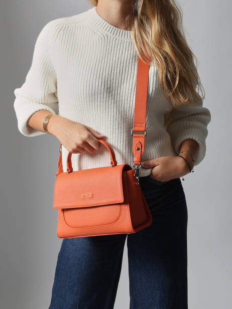 Leather Charlene Crossbody Bag Nathan baume Orange event 9 other view 1