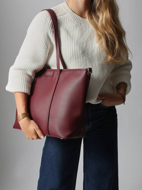 Sac Porté épaule Saffiano Miniprix Violet saffiano F8594 vue secondaire 1