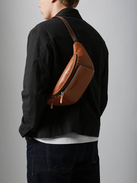 Leather New Men Backpack Maverick Brown new men MAVNM816 other view 1