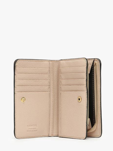 Wallet Leather Lancel Beige enveloppe A13710 other view 1