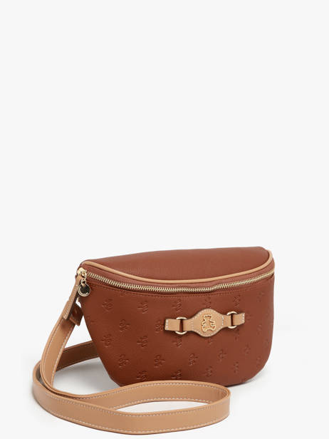 Belt Bag Lulu castagnette Brown embossed YUTH other view 1