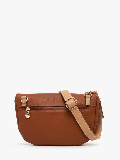 Belt Bag Lulu castagnette Brown embossed YUTH other view 3