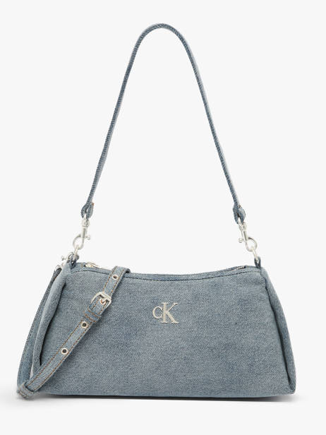 Sac Porté épaule Logo Denim Calvin klein jeans Bleu logo denim 4F3222G