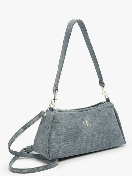 Sac Porté épaule Logo Denim Calvin klein jeans Bleu logo denim 4F3222G vue secondaire 1