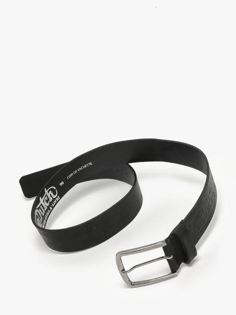 Adjustable Men's Belt Von dutch Black belt ACIDE other view 2