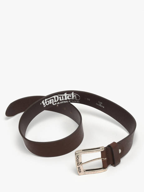 Adjustable Belt Von dutch Brown belt HUTCH other view 2