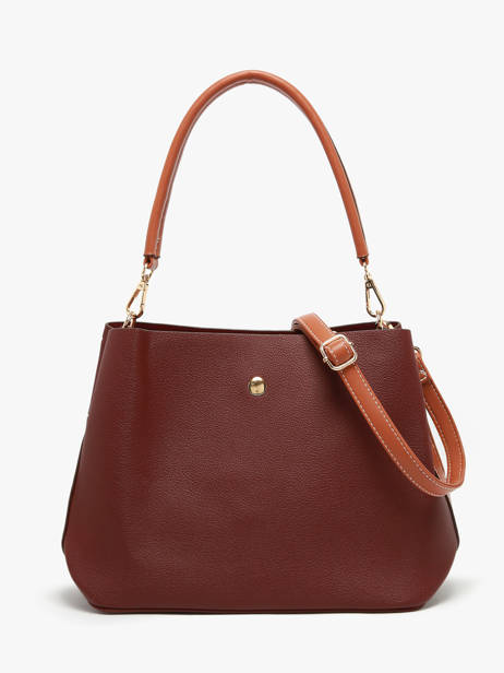 Sac Porté épaule Embossed Lulu castagnette Violet embossed YOUSRA vue secondaire 4