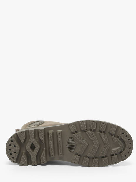 Bottines En Cuir Palladium Vert women 95982281 vue secondaire 4