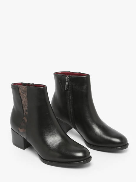 Bottines à Talon En Cuir Tamaris Noir women 45 vue secondaire 1