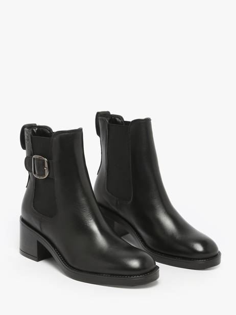 Bottines à Talon En Cuir Tamaris Noir women 45 vue secondaire 1