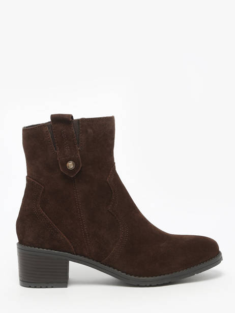 Heeled Boots In Leather Tt. bagatt Brown women 14006100