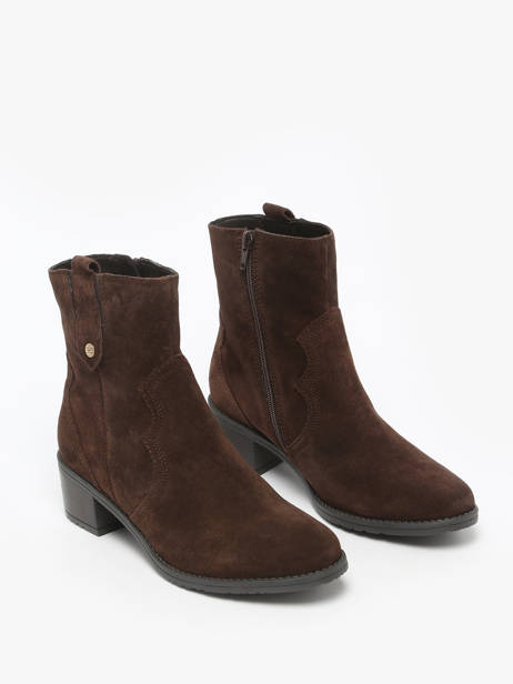 Heeled Boots In Leather Tt. bagatt Brown women 14006100 other view 1