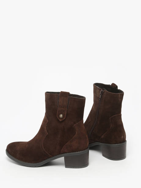Heeled Boots In Leather Tt. bagatt Brown women 14006100 other view 2