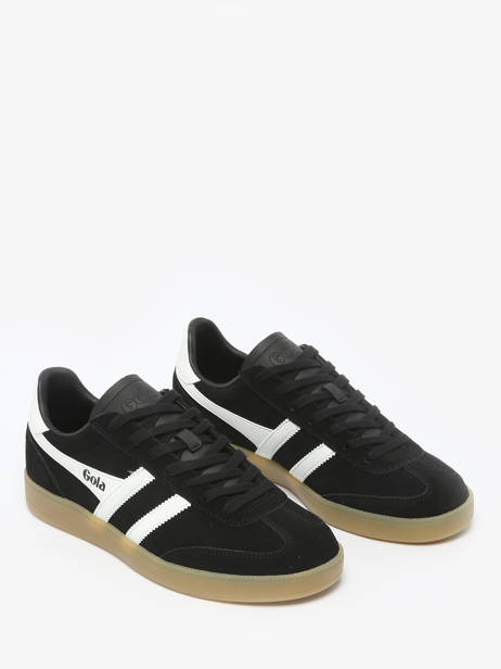 Sneakers En Cuir Gola Noir men CMB735 vue secondaire 1