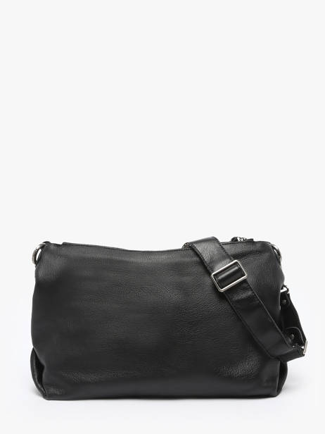 Sac Bandoulière Vintage Cuir Mila louise Noir vintage 3822C vue secondaire 3