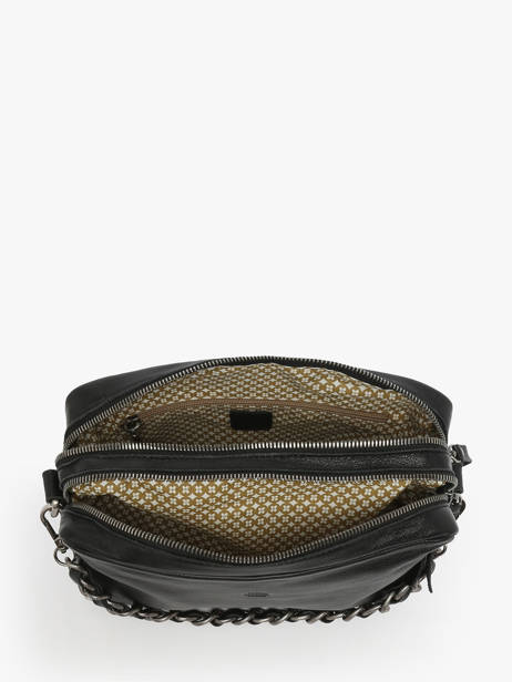 Sac Bandoulière Vintage Cuir Mila louise Noir vintage 23673LC vue secondaire 2