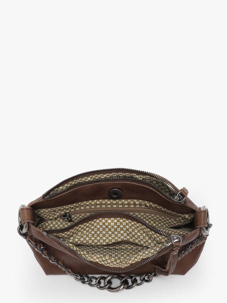 Sac Bandoulière Vintage Mila louise Marron vintage 3864C vue secondaire 2