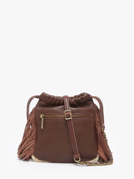 Sac Bandoulière Vintage Mila louise Marron vintage 3812TC vue secondaire 3