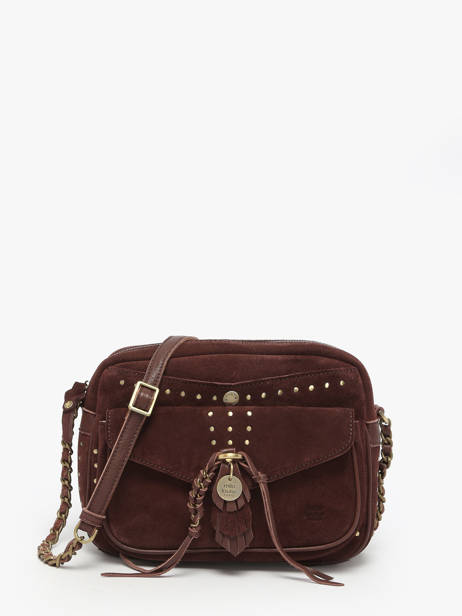 Sac Bandoulière Vintage Cuir Mila louise Marron vintage 3327VC