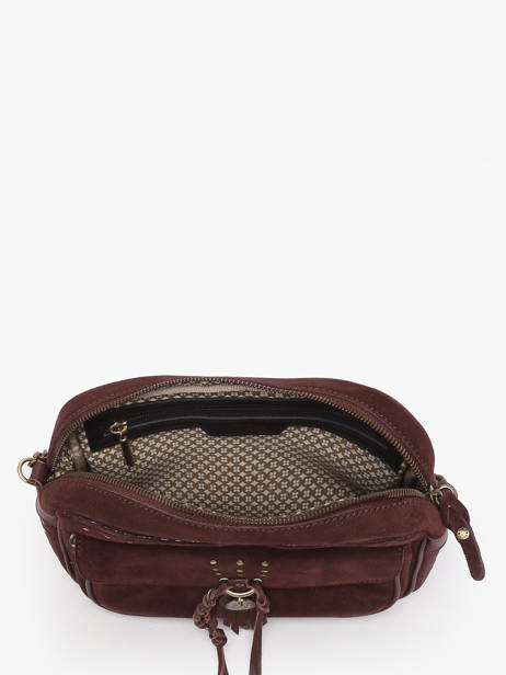 Sac Bandoulière Vintage Cuir Mila louise Marron vintage 3327VC vue secondaire 2