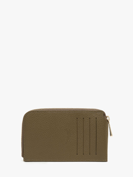 Longchamp Le foulonné Bill case / card case Green