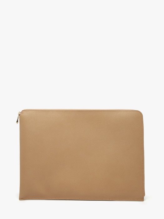 Longchamp Le foulonné Etui passeport Marron