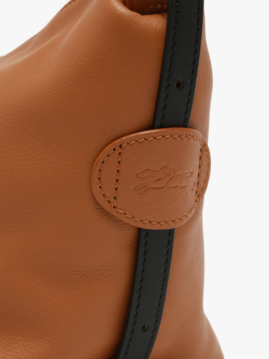Longchamp Besace longchamp cuir Messenger bag Brown