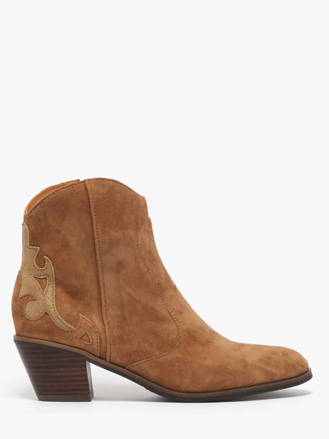Heeled Formal Shoes In Leather Mam'zelle Brown women CSGGF41
