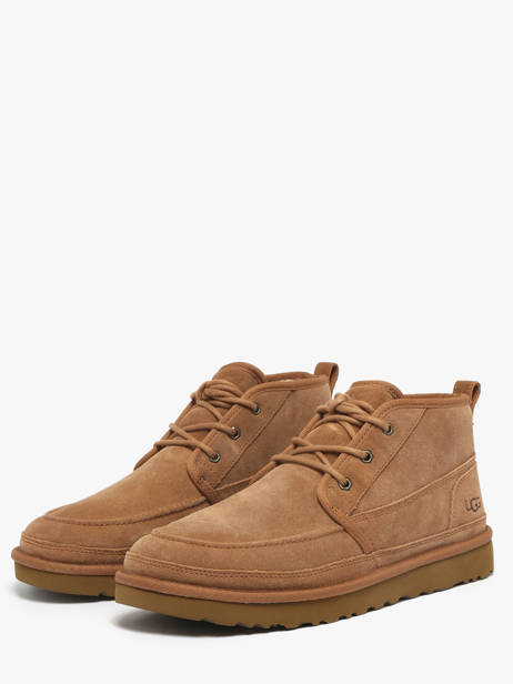 Leather Neumel Moc Boots Ugg Brown men 1121645 other view 1