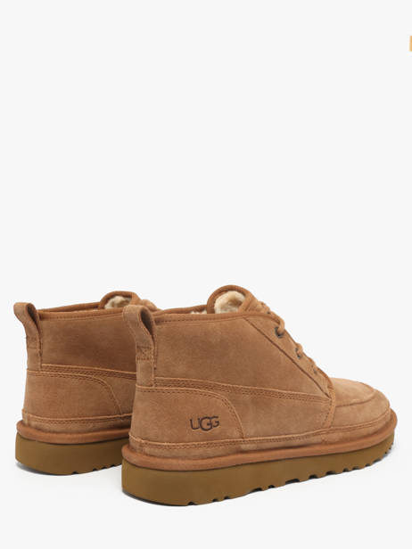 Leather Neumel Moc Boots Ugg Brown men 1121645 other view 2