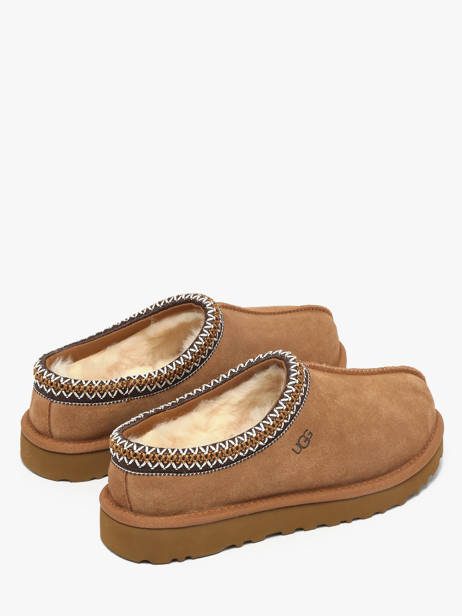 Chaussons En Cuir Ugg Marron women 1174470 vue secondaire 3