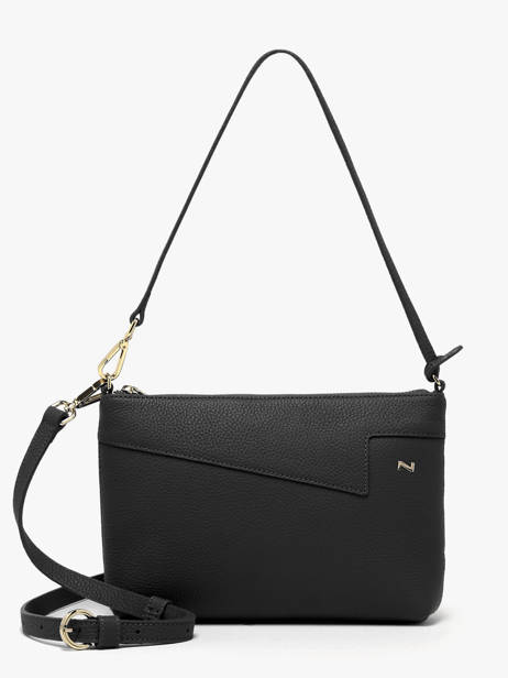Sac Bandoulière Palma Cuir Nathan baume Noir nathan 27