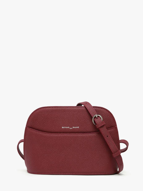 Leather Lilou Crossbody Bag Nathan baume Violet egee 2 other view 4