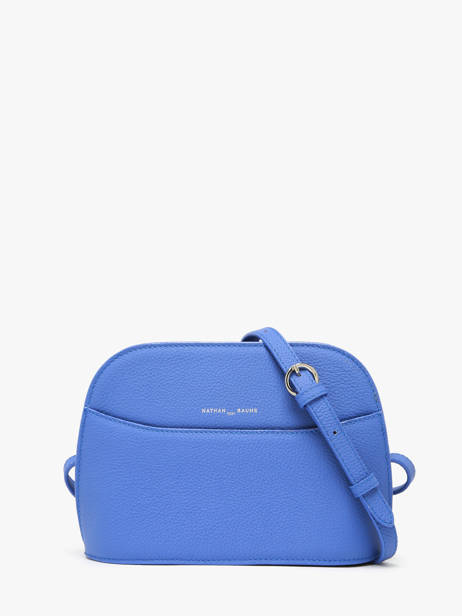Leather Lilou Crossbody Bag Nathan baume Blue egee 2 other view 4