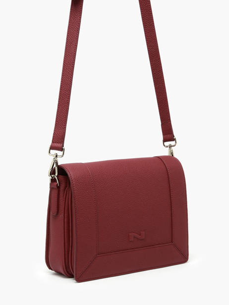 Leather Rotterdam Crossbody Bag Nathan baume Violet mondrian 3 other view 2