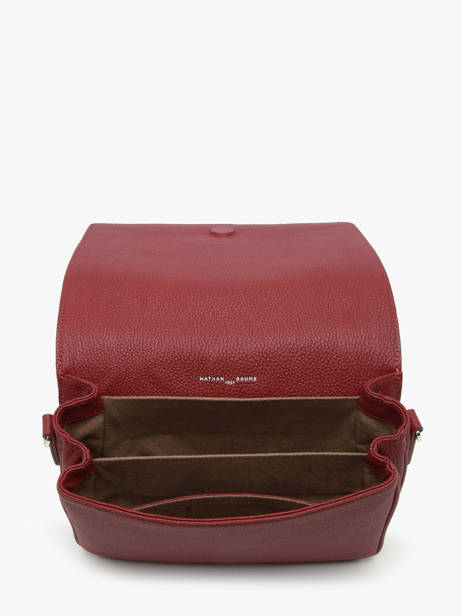Leather Rotterdam Crossbody Bag Nathan baume Violet mondrian 3 other view 3