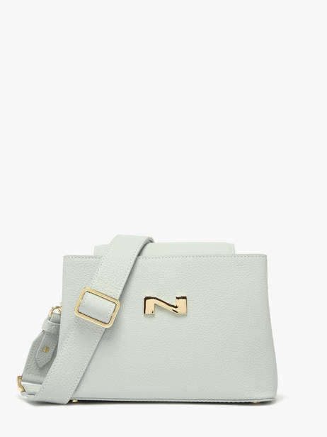 Leather Poppy Crossbody Bag Nathan baume Blue eden 2