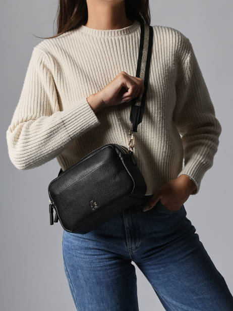 Shoulder Bag Soft Lulu castagnette Black soft YAHIA other view 1