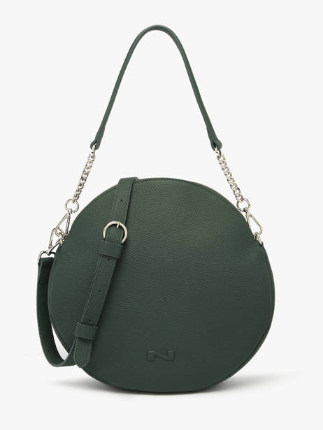 Sac Porté épaule Anna Cuir Nathan baume Vert nathan 9