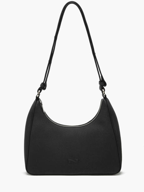 Sac Porté épaule Manaus Cuir Nathan baume Noir brasil 2