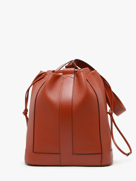 Shoulder Bag Elles Leather Lancel Red elles A13980 other view 4