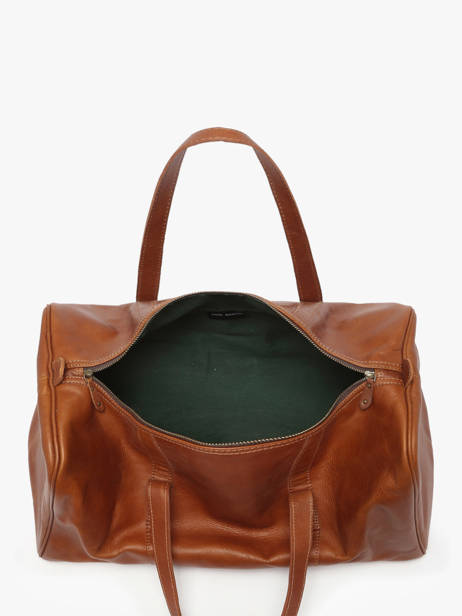 Travel Bag Vintage Paul marius Brown vintage CABINE other view 2