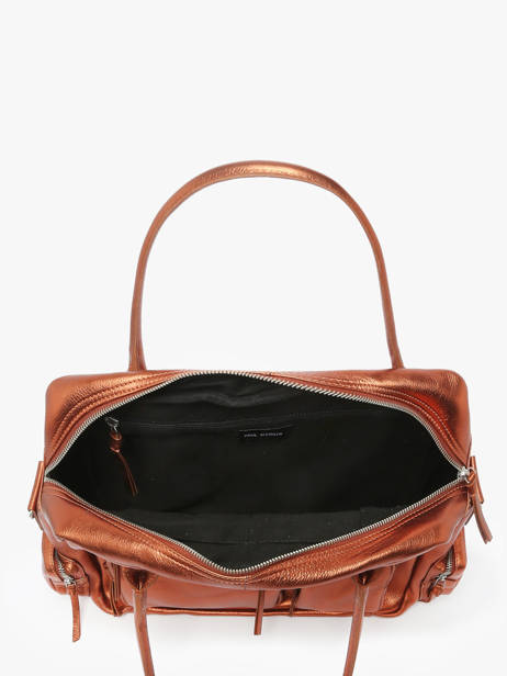 Handbag 90's Leather Paul marius Brown 90's DANDY90S other view 2