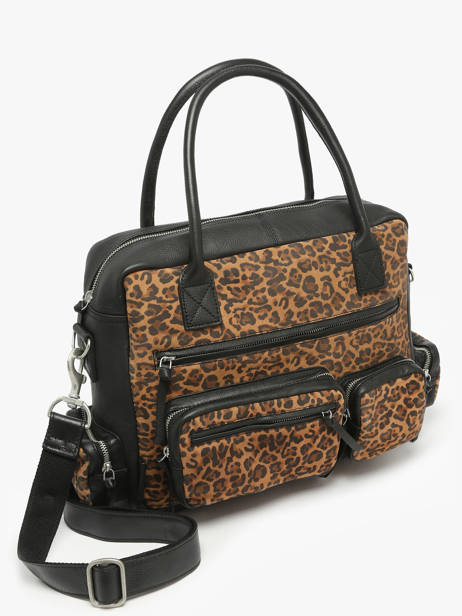 Handbag Leopard Leather Paul marius Black leopard DANDL90S other view 1