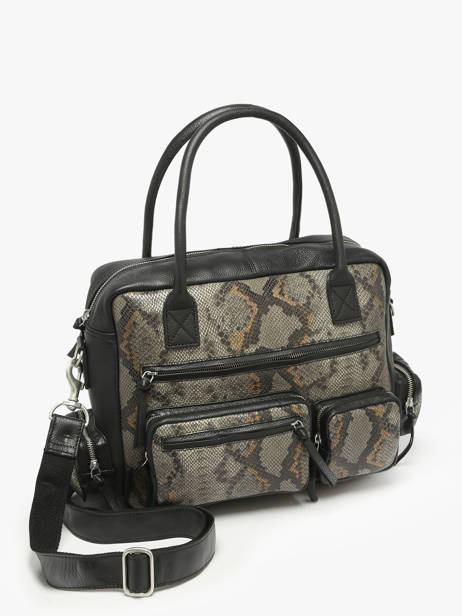 Handbag Python Leather Paul marius Black python DANDP90S other view 1