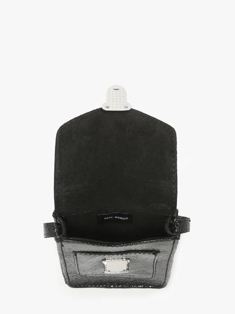 Leather Phone Bag Eclipse Paul marius Black eclipse TELEPECL other view 2