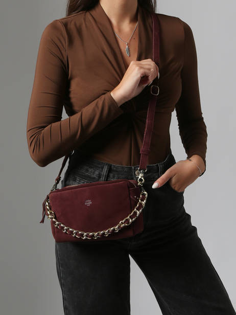 Sac Bandoulière Vintage Cuir Mila louise Marron vintage 23673V vue secondaire 1