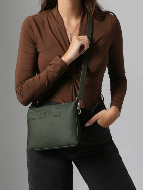 Leather Milano Crossbody Bag Nathan baume Green n city 3 other view 1